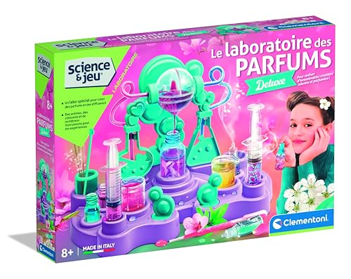 Clementoni - Wissenschafts-Set: Mein Labor für Deluxe-Kosmetika (Parfums, Gesichtscremes – enthält Utensilien + Zutaten, Lernspiele für Kinder – hergestellt in Italien – ab 8 Jahren Clementoni - Wissenschafts-Set: Mein Labor für Deluxe-Kosmetika (Parfums, Gesichtscremes – enthält Utensilien + Zutaten, Lernspiele für Kinder – hergestellt in Italien – ab 8 Jahren von Clementoni
