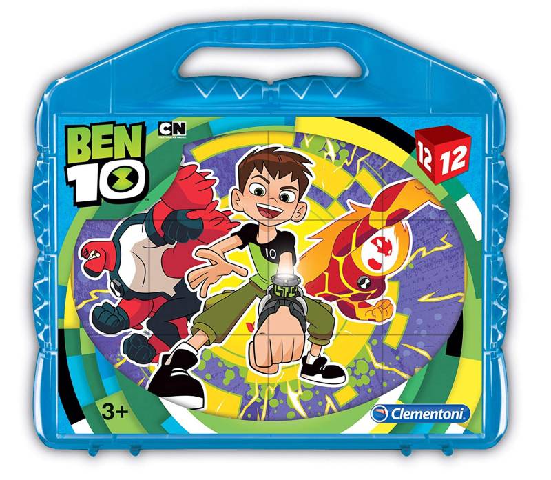 Clementoni Würfelpuzzle - Ben 10 12 Teile Puzzle Clementoni-41188 von Clementoni