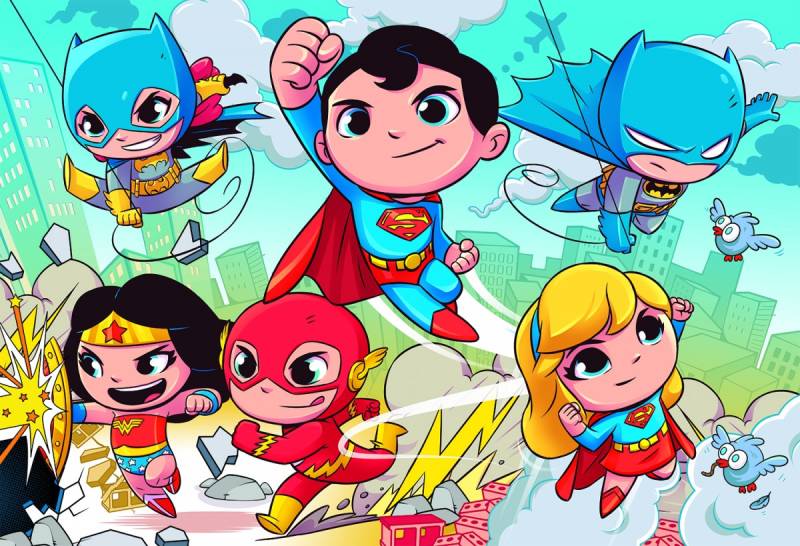 Clementoni XXL Teile - DC Super Friends 24 Teile Puzzle Clementoni-24219 von Clementoni