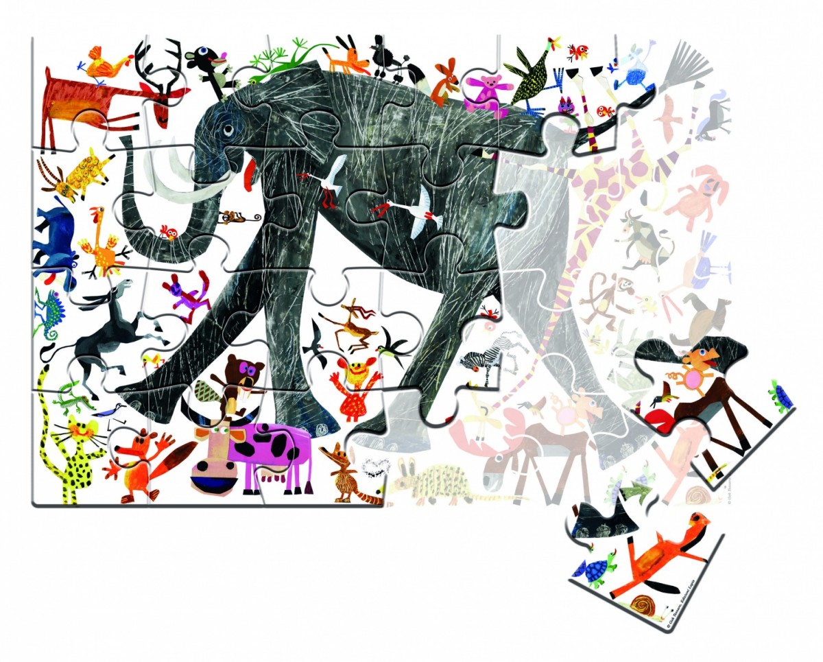 Clementoni XXL Teile - Elefant 24 Teile Puzzle Clementoni-50165 von Clementoni