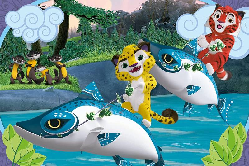 Clementoni XXL Teile - Leo & Tig 24 Teile Puzzle Clementoni-24223 von Clementoni