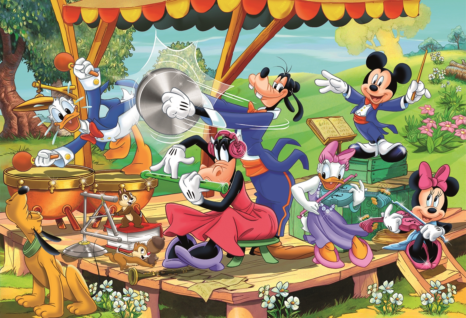Clementoni XXL Teile - Mickey and Friends 24 Teile Puzzle Clementoni-24218 von Clementoni