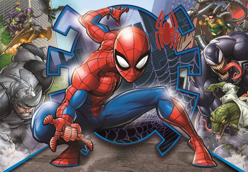 Clementoni XXL Teile - Spider-Man 104 Teile Puzzle Clementoni-25044 von Clementoni
