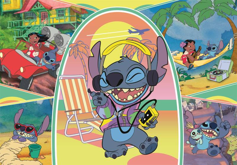 Clementoni XXL Teile - Stitch 180 Teile Puzzle Clementoni-29800 von Clementoni