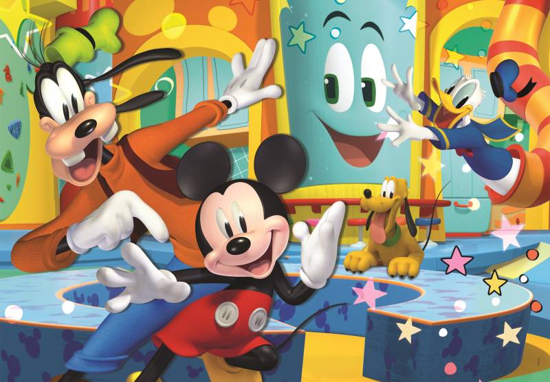 Clementoni XXL Teile - Supercolor Mickey 60 Teile Puzzle Clementoni-26473 von Clementoni
