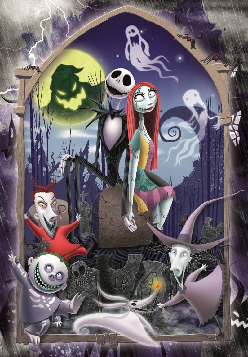 Clementoni XXL Teile - The Nightmare Before Christmas 300 Teile Puzzle Clementoni-21743 von Clementoni