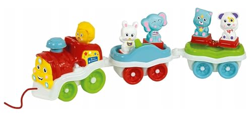 Clementoni - Züge und Fahrzeuge auf Schienen, Mehrfarbig (50802) von Clementoni