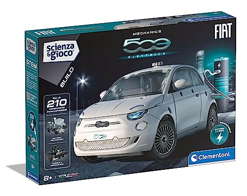 Clementoni Wissenschaft und Spiel Build - Fiat 500 Elettrica, Modellauto zum Bauen, Bauset für Kinder ab 8 Jahren, mit 210+ Komponenten, dedizierte App, Made in Italy, italienische Sprache, 19323 Clementoni Wissenschaft und Spiel Build - Fiat 500 Elettrica, Modellauto zum Bauen, Bauset für Kinder ab 8 Jahren, mit 210+ Komponenten, dedizierte App, Made in Italy, italienische Sprache, 19323 von Clementoni