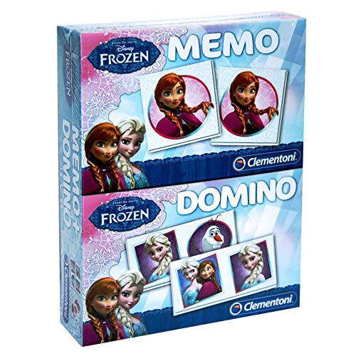 Die Eiskönigin Domino + Memory, Frozen, Clementoni 98650, Karten, Spiel, Memo 2in1 von Clementoni