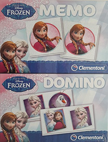 Die Eiskönigin Domino + Memory, Frozen, Clementoni 98650, Karten, Spiel, Memo 2in1 von Clementoni