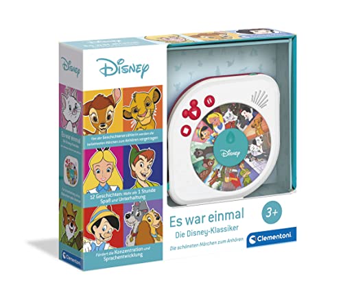 Disney Baby Es war einmal Hörspielbox - Märchenerzähler mit spannenden Disney Märchen - Spielzeug mit Kindergeschichten für Kinder ab 3 Jahren, 59288 von Clementoni Disney Baby Es war einmal Hörspielbox - Märchenerzähler mit spannenden Disney Märchen - Spielzeug mit Kindergeschichten für Kinder ab 3 Jahren, 59288 von Clementoni von Clementoni