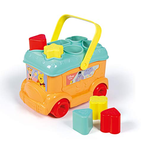 Disney Baby Sortierbus mit Winnie Puuh - Steckspiel zur Förderung der Motorik & Koordination für Kinder ab 10 Monaten, 17282 von Clementoni von Clementoni