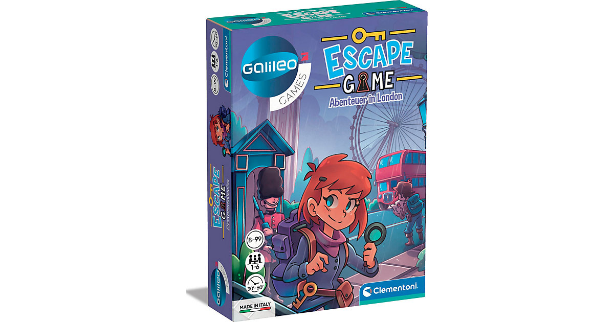 Galileo GAMES - Escape Game - Abenteuer in London Galileo GAMES - Escape Game - Abenteuer in London von Clementoni