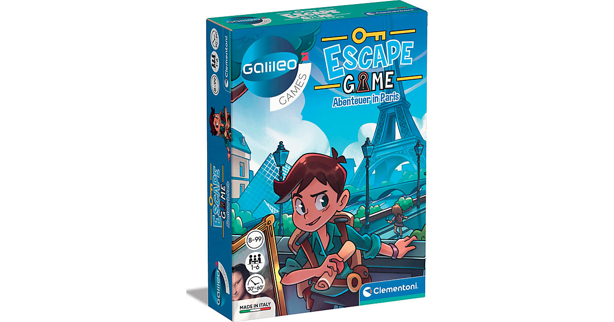 Galileo GAMES - Escape Game - Abenteuer in Paris Galileo GAMES - Escape Game - Abenteuer in Paris von Clementoni
