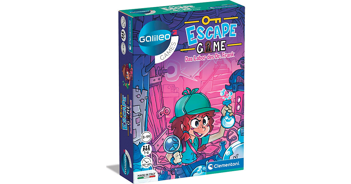 Galileo GAMES - Escape Game - Das Labor des Dr. Frank Galileo GAMES - Escape Game - Das Labor des Dr. Frank von Clementoni