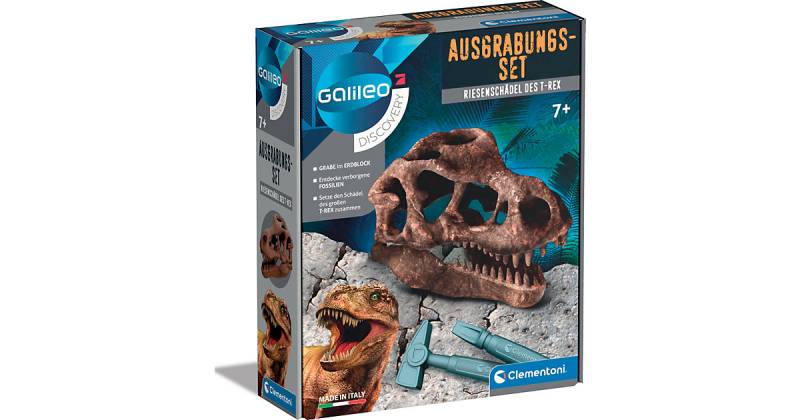 Galileo DISCOVERY - Ausgrabungs-Set Riesenschädel des T-Rex bunt von Clementoni