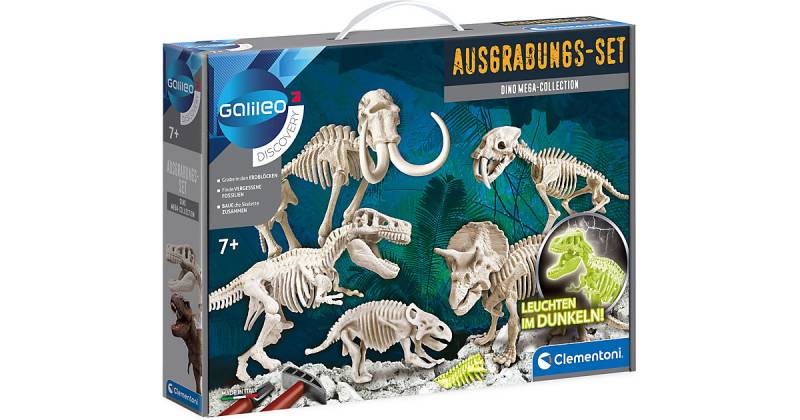 Galileo Discovery - Ausgrabungs-Set Dino Mega-Collection von Clementoni