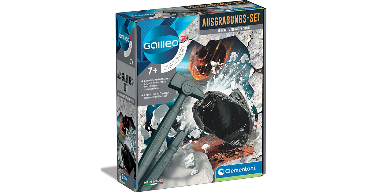 Galileo Discovery - Ausgrabungs-Set Original Meteoriten-Stein Galileo Discovery - Ausgrabungs-Set Original Meteoriten-Stein von Clementoni