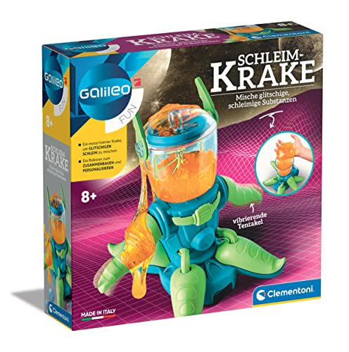 Clementoni Galileo Fun – Schleim-Krake, Set zum Herstellen von Slime zum Spielen und Kneten, Spielzeug für Kinder ab 8 Jahren von Clementoni 59277 Clementoni Galileo Fun – Schleim-Krake, Set zum Herstellen von Slime zum Spielen und Kneten, Spielzeug für Kinder ab 8 Jahren von Clementoni 59277 von Clementoni