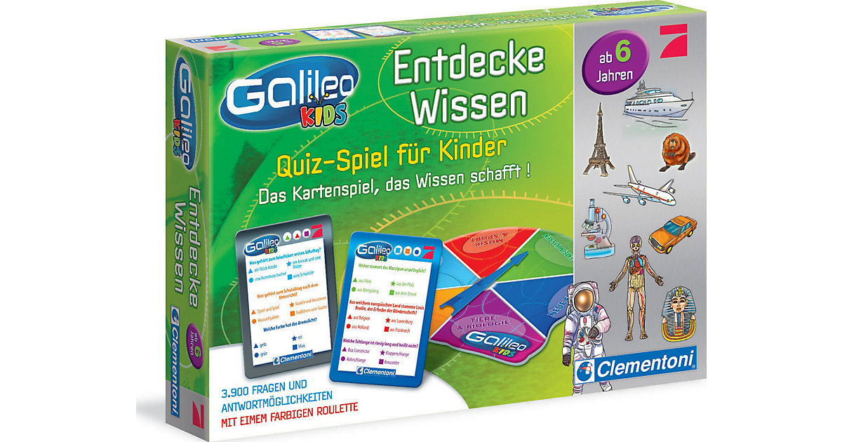 Galileo Kids - Wissens-Quiz Kinder Kinder Galileo Kids - Wissens-Quiz Kinder Kinder von Clementoni
