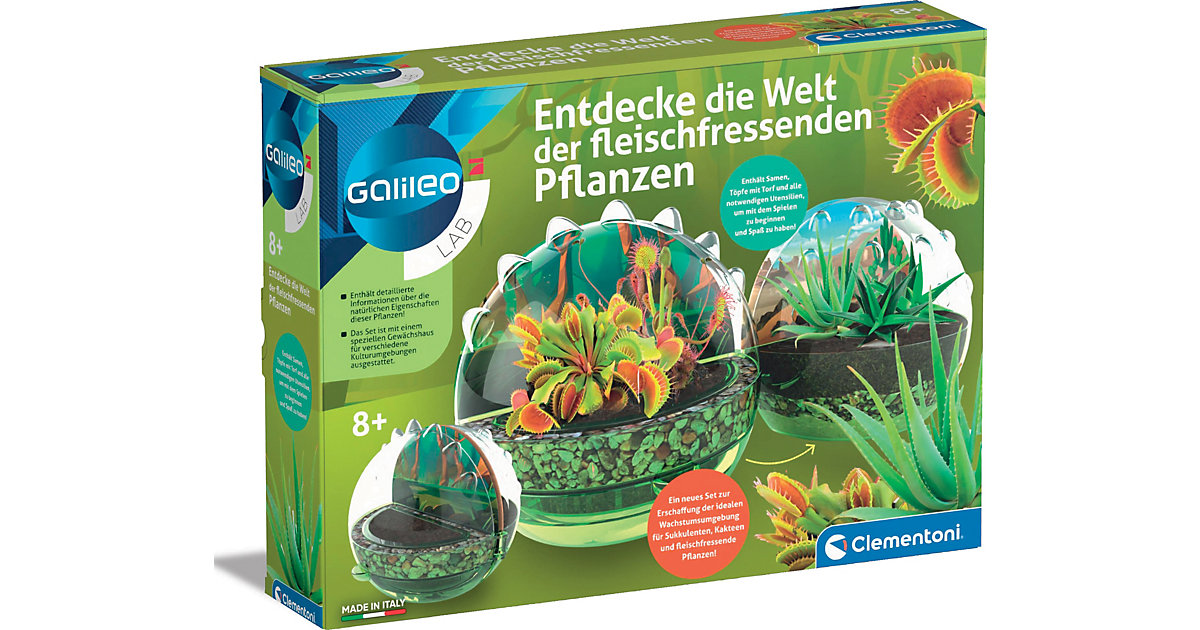 Galileo LAB Entdecke die Welt der fleischfressenden Pflanzen Galileo LAB Entdecke die Welt der fleischfressenden Pflanzen von Clementoni