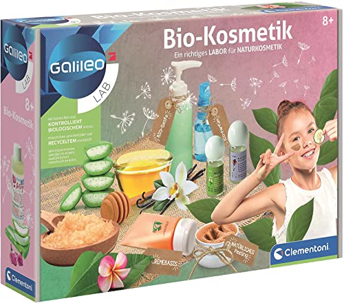Galileo Lab – Bio-Kosmetik, Herstellung von Schönheitspflege, Shampoo, Cremes, Seifen & Peelings selbermachen, Spielzeug für Kinder ab 8 Jahren von Clementoni 59188 Galileo Lab – Bio-Kosmetik, Herstellung von Schönheitspflege, Shampoo, Cremes, Seifen & Peelings selbermachen, Spielzeug für Kinder ab 8 Jahren von Clementoni 59188 von Clementoni