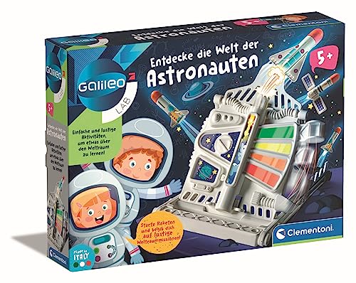 Clementoni Galileo Lab Entdecke die Welt der Astronauten - Das Weltall spielerisch erforschen für Kinder ab 5 Jahren - 59322 von Clementoni, Mittel von Clementoni