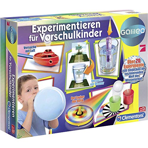 Galileo Lab Experimentierkasten für Vorschulkinder - Über 20 spannende Wissenschafts Experimente für Kinder ab 5 Jahren, 69252 von Clementoni von Clementoni