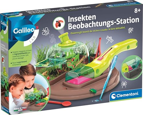 Galileo Lab Insekten Beobachtungs-Station - Forschungsstation für Insekten, Raupen & Schmetterlinge, mit Zubehör - Für Kinder ab 7 Jahren - 59460 von Clementoni von Clementoni