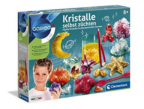 Clementoni Galileo Lab – Kristalle selbst züchten, Experimentierkasten für kleine Wissenschaftler, Spielzeug für Kinder ab 8 Jahren, farbenfrohe Experimente fürs Kinderzimmer von Clementoni 59116 Clementoni Galileo Lab – Kristalle selbst züchten, Experimentierkasten für kleine Wissenschaftler, Spielzeug für Kinder ab 8 Jahren, farbenfrohe Experimente fürs Kinderzimmer von Clementoni 59116 von Clementoni