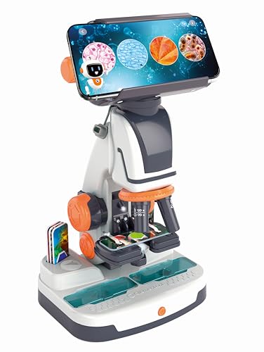 Galileo Lab Mein digitales Mikroskop - 2-in-1 Mikroskop digital & analog mit WiFi-Kamera, App & Zubehör - Für Kinder ab 8 Jahren - 59463 von Clementoni von Clementoni