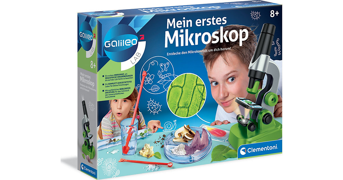 Galileo LAB - Mein erstes Mikroskop bunt von Clementoni