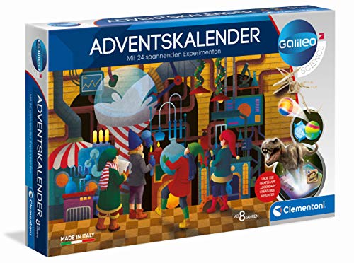 Clementoni Galileo Science – Adventskalender, spannender Weihnachtskalender, Experimentierkasten mit 24 aufregenden Geschenken, Tricks für Kinder ab 8 Jahren 59190 Clementoni Galileo Science – Adventskalender, spannender Weihnachtskalender, Experimentierkasten mit 24 aufregenden Geschenken, Tricks für Kinder ab 8 Jahren 59190 von Clementoni