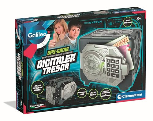 Galileo Spy Digitaler Safe - Tresor mit Alarm, Warnleuchte & App für Junge Agenten - Spielzeug für Kinder ab 8 Jahren - 59433 von Clementoni Galileo Spy Digitaler Safe - Tresor mit Alarm, Warnleuchte & App für Junge Agenten - Spielzeug für Kinder ab 8 Jahren - 59433 von Clementoni von Clementoni