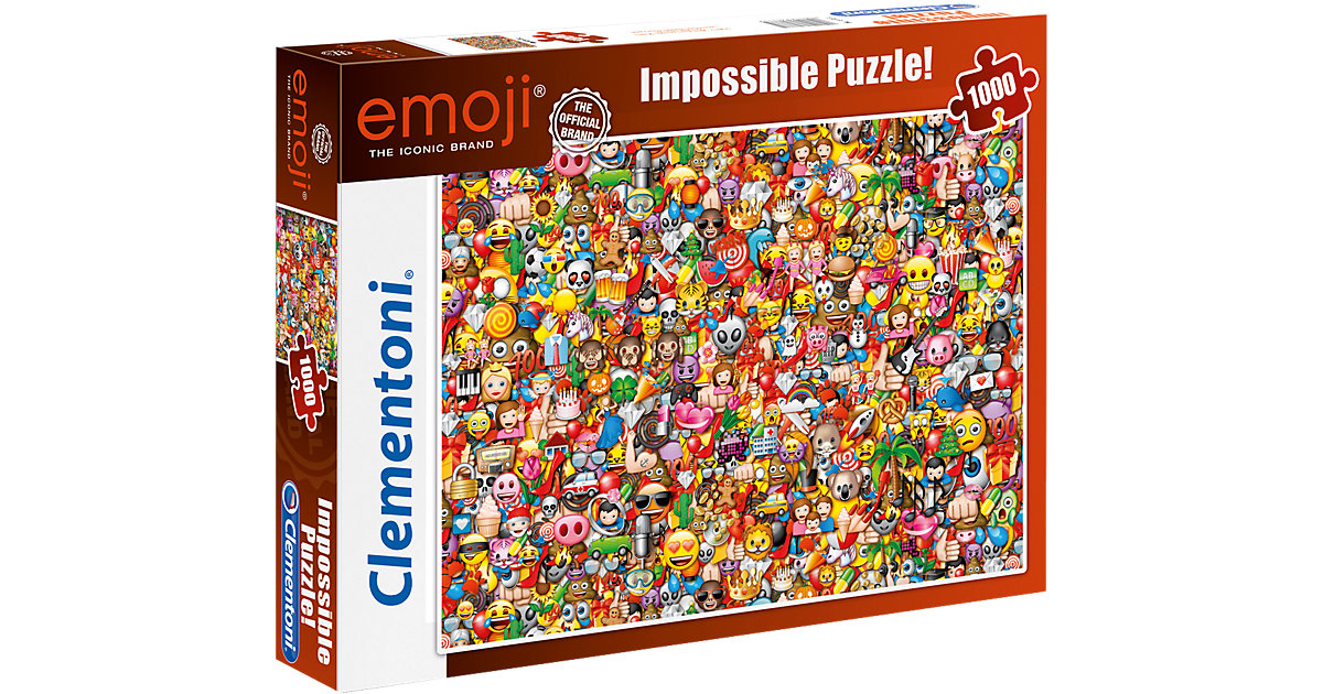 Impossible Puzzle 1000 Teile - Emoji von Clementoni