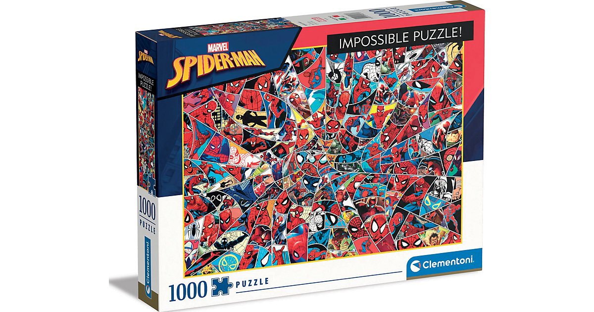 Impossible Puzzle - Spiderman, 1.000 Teile von Clementoni