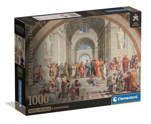 Clementoni Puzzle MuseumVaticani School of Athens 1000 Stücke, Compact Box - Puzzle für Erwachsene 14-99 Jahre, Geschenk für Mann und Frau, Made in Italy, 37080 Clementoni Puzzle MuseumVaticani School of Athens 1000 Stücke, Compact Box - Puzzle für Erwachsene 14-99 Jahre, Geschenk für Mann und Frau, Made in Italy, 37080 von Clementoni