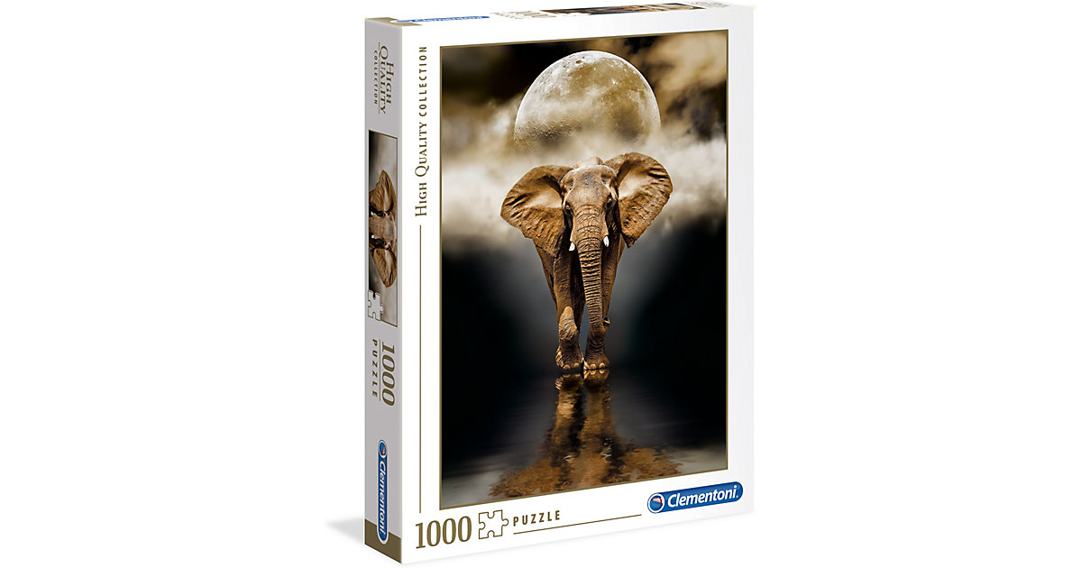 Puzzle 1.000 Teile High Quality Collection - Der Elefant von Clementoni