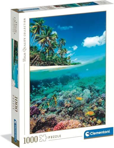 Clementoni - Puzzle 1000 Teile für Erwachsene und Jungen, Kollektion, Thema Summer Paradise, Geschenkidee für Herren und Damen, hergestellt in Italien, 70 x 50 cm, 39881 von Clementoni