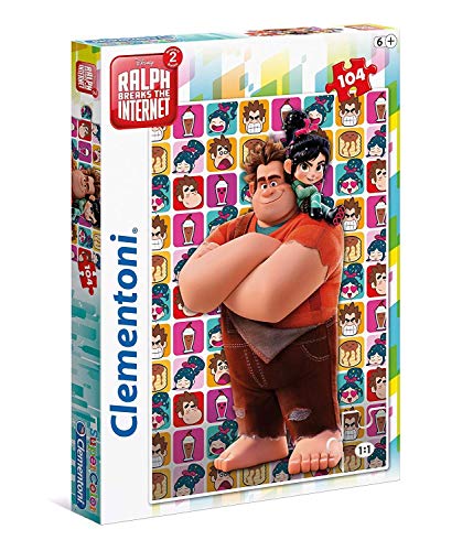 Puzzle Supercolor Ralph Breaks The Internet 104 von Clementoni