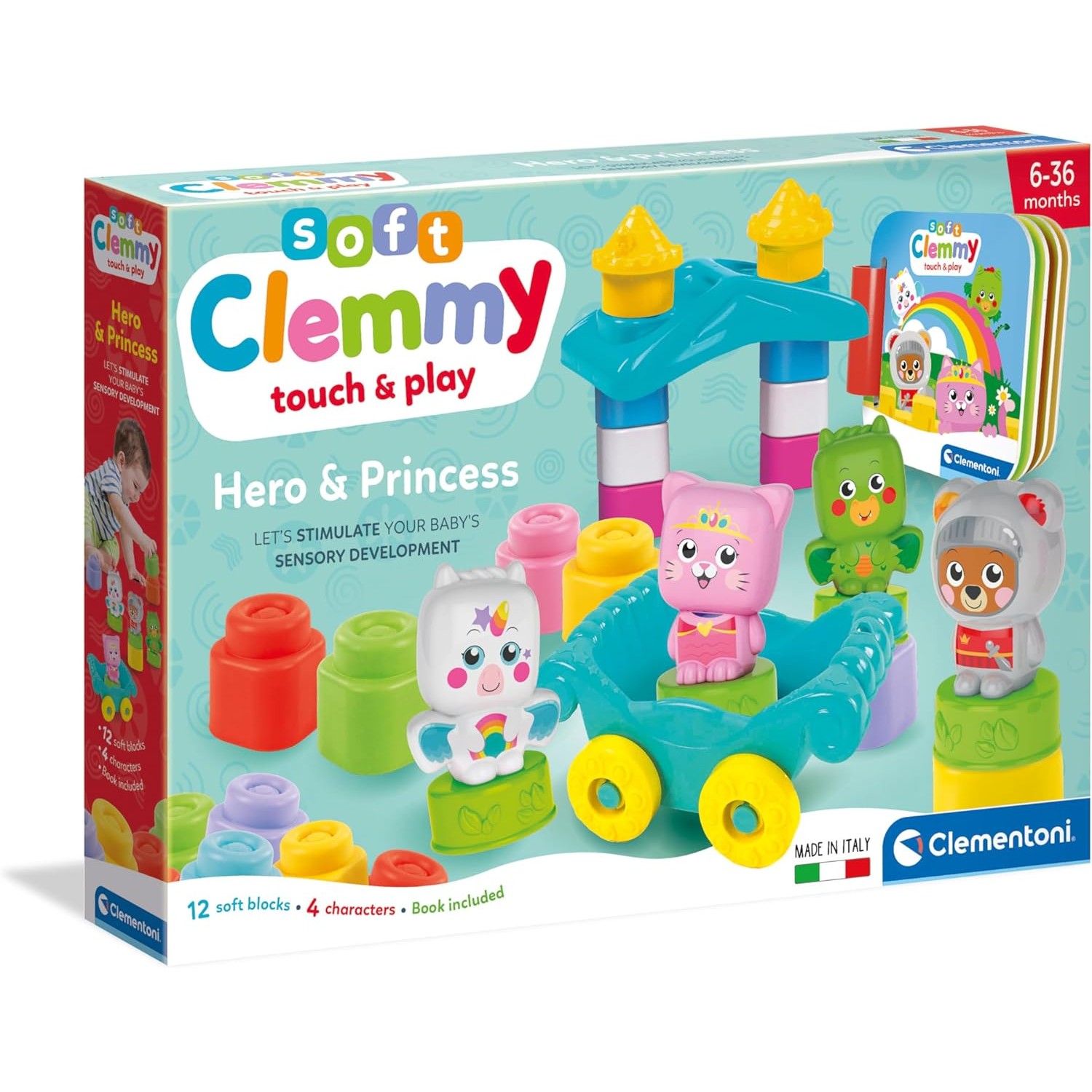 Soft Bricks Clementoni Soft Clemmy Sweet Animal Farm Soft Bricks Clementoni Soft Clemmy Sweet Animal Farm von Clementoni