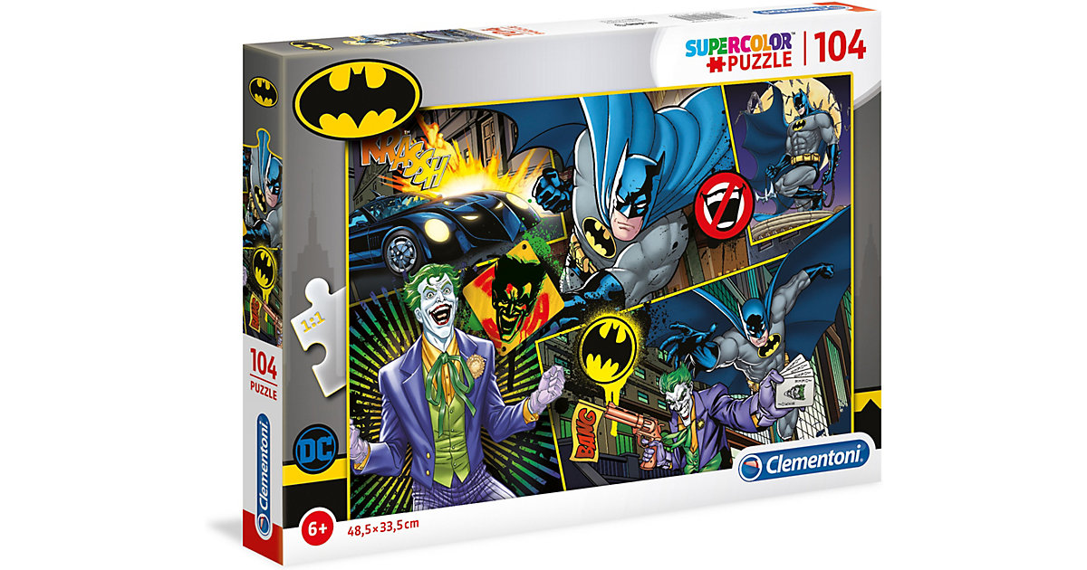 Supercolor Puzzle 104 Teile - Batman Supercolor Puzzle 104 Teile - Batman von Clementoni