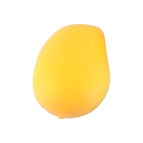 Squeeze-Spielzeug, Simuliertes Squeeze-Spielzeug Mango-Form Mini Weiches Elastisches Frucht-Stressabbau-Spielzeug Für Gelb von Clenp