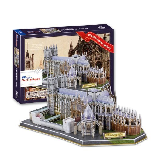 Clever&Happy 3D Puzzle Model Westminster Abbey Educational Toys Adult Puzzle Model Games for Children by Clever&Happy von Clever & Happy