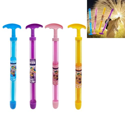 Citaway Feuerwerk Wasserpistole, 2/4PCS Feuerwerks-Wassersprühpistole, Herausziehbares Hochdruck-Sprinklerspielzeug Für Bade/Pool/Partyunterhaltung (Farben mischen) von Clgorm