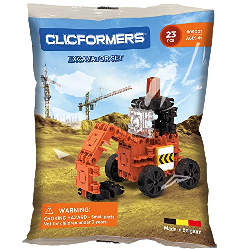 Clicformers 809001 Baggerset, 23 Teile von Clicformers