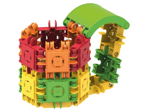 Clicformers Bausteine für Kinder ab 3 Jahre, kreatives Lernspielzeug im ​​50 teiligen Basisset, Steckspiel für Jungen und Mädchen, pädagogisches Montessori Bauspielzeug, STEM-Spielzeug, von Clicformers