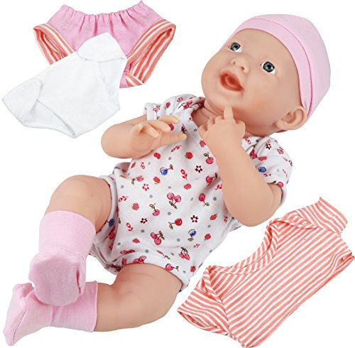 Click N' Play Baby-Puppen-Kleidung und Windelwechsel-Set, 40,6 cm Click N' Play Baby-Puppen-Kleidung und Windelwechsel-Set, 40,6 cm von Click n' Play