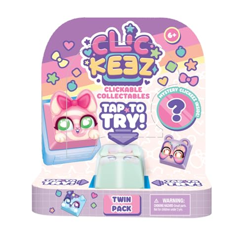 Clickeez: Doppelpack | Enthält 2 anklickbare Tastatur-Sammelstücke. | 70 Charaktere zum Finden | niedliche Themen und seltene Überraschungen | Geschenke und Sammlerstücke für Mädchen ab 6 Jahren Clickeez: Doppelpack | Enthält 2 anklickbare Tastatur-Sammelstücke. | 70 Charaktere zum Finden | niedliche Themen und seltene Überraschungen | Geschenke und Sammlerstücke für Mädchen ab 6 Jahren von Clickeez