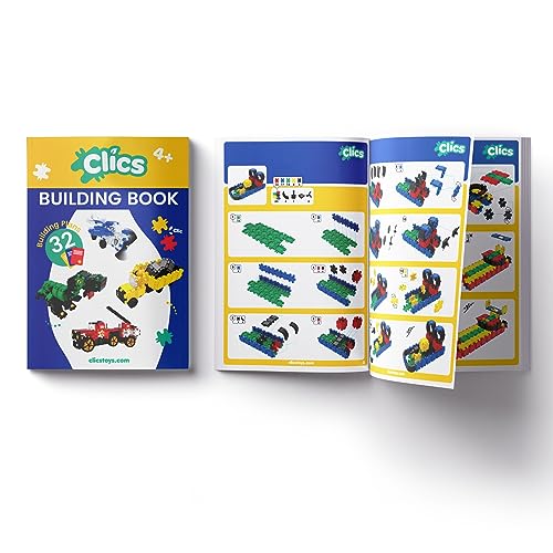 Clics CP017 Baubuch, Mehrfarbig, Lernspaß für Jungen und Mädchen ab 3 Jahren von Clics